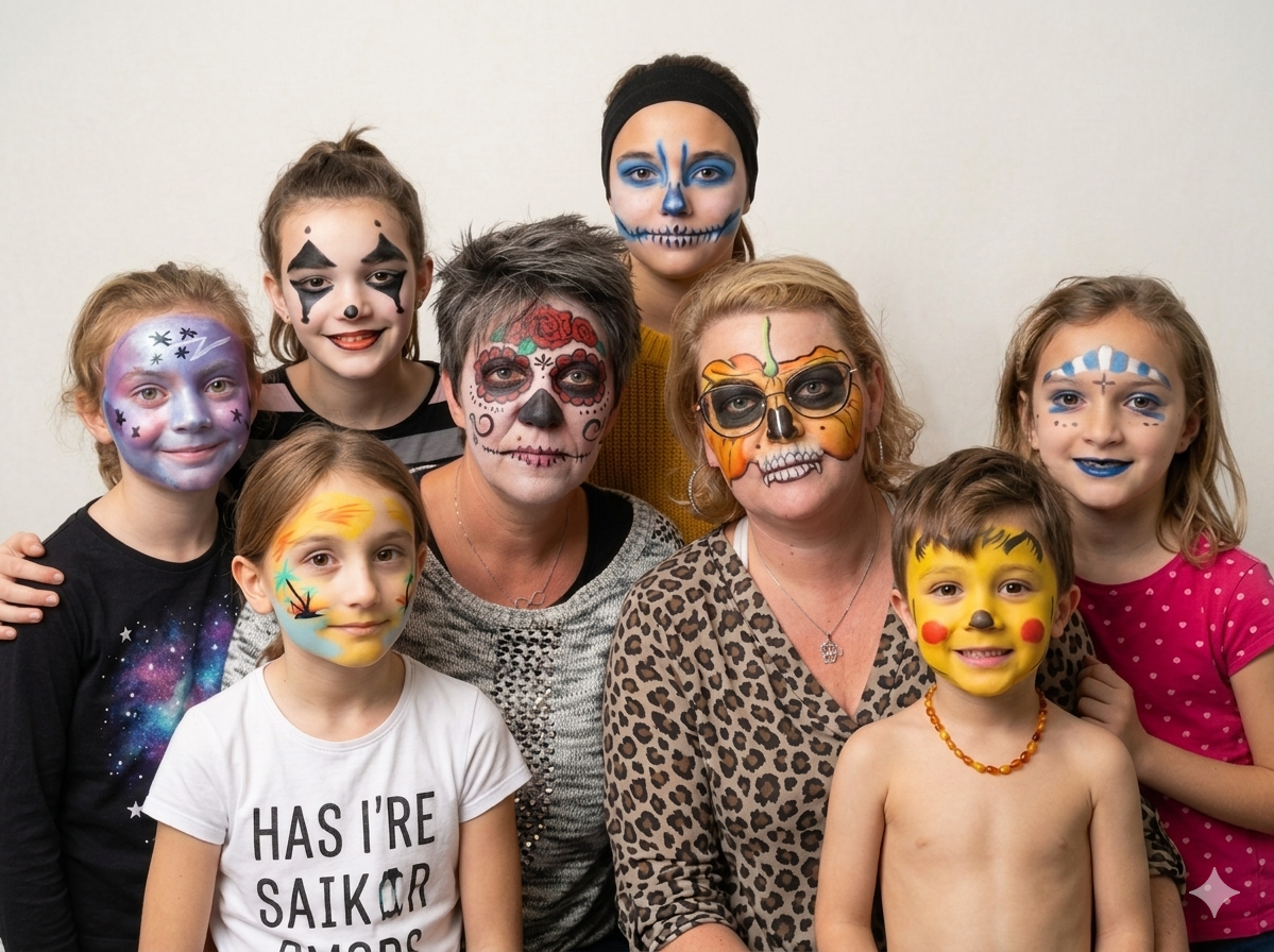 Face painting famille