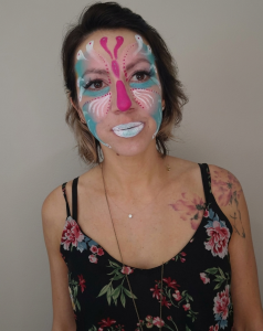Face painting papillon