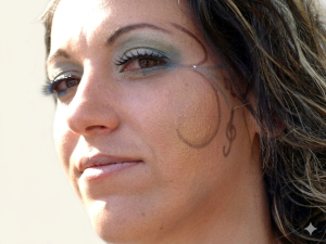 Maquillage fête de la musique