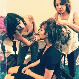 Maquillage élection miss Aquitaine 2019